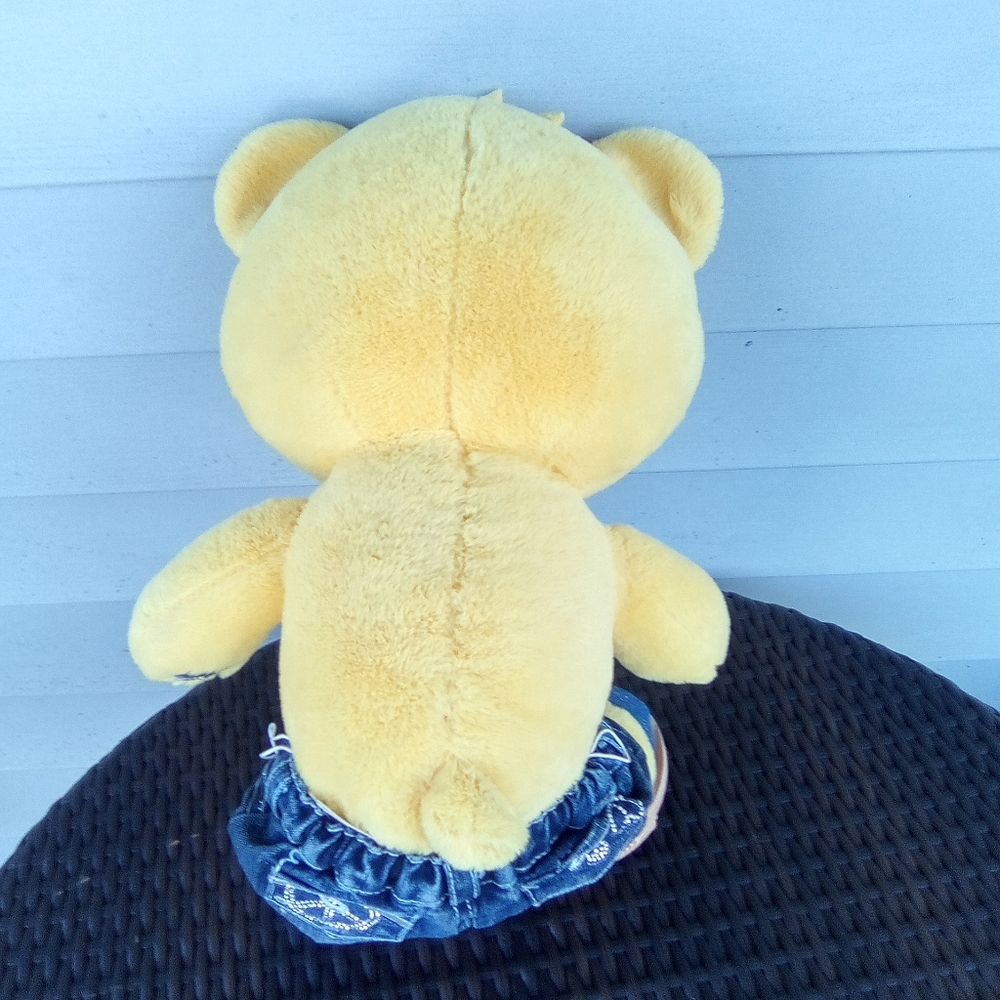 BUILD-A- BEAR WORKSHOP Yellow Teddy Bear with Pink Bow - Picture 8 of 8